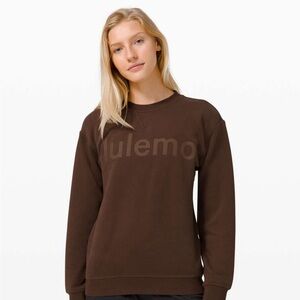 Lululemon All Yours Crew Logo Sweatshirt